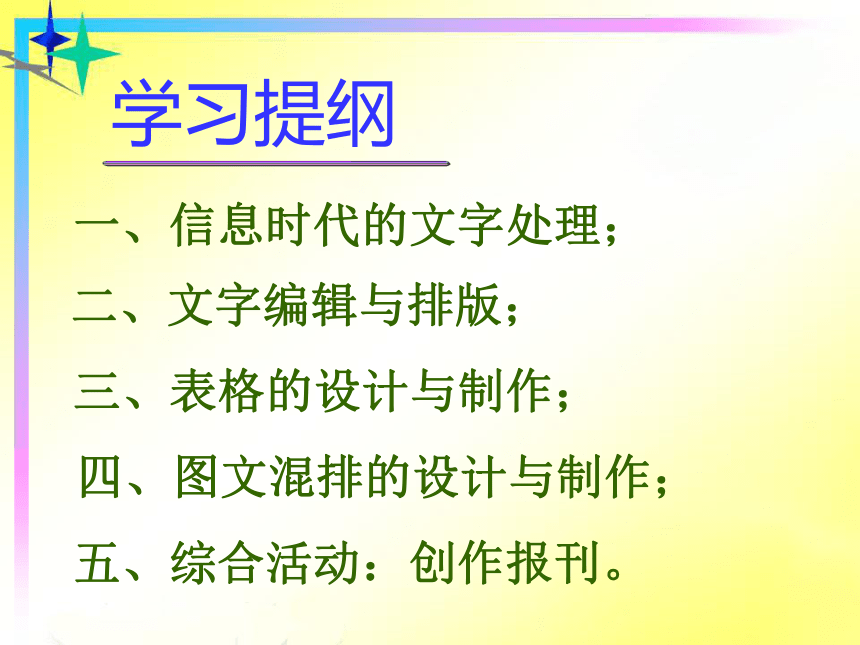 冀教版七年級(jí)全冊信息技術(shù) 10.圖文處理 — 圖文設(shè)計(jì)制作全攻略